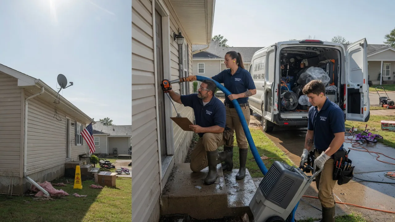 Ceiling Water Damage Restoration in Wewoka, OK near me